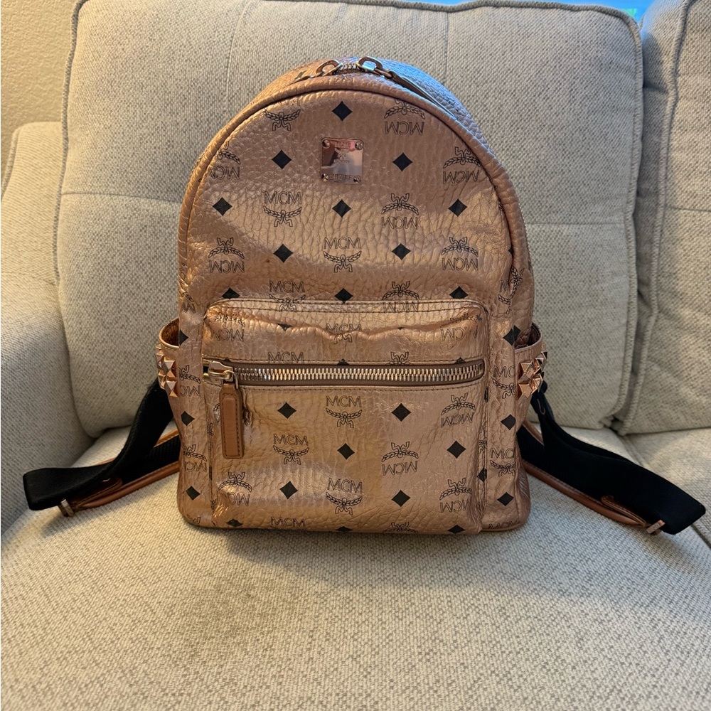 MCM Rose Gold Backpack